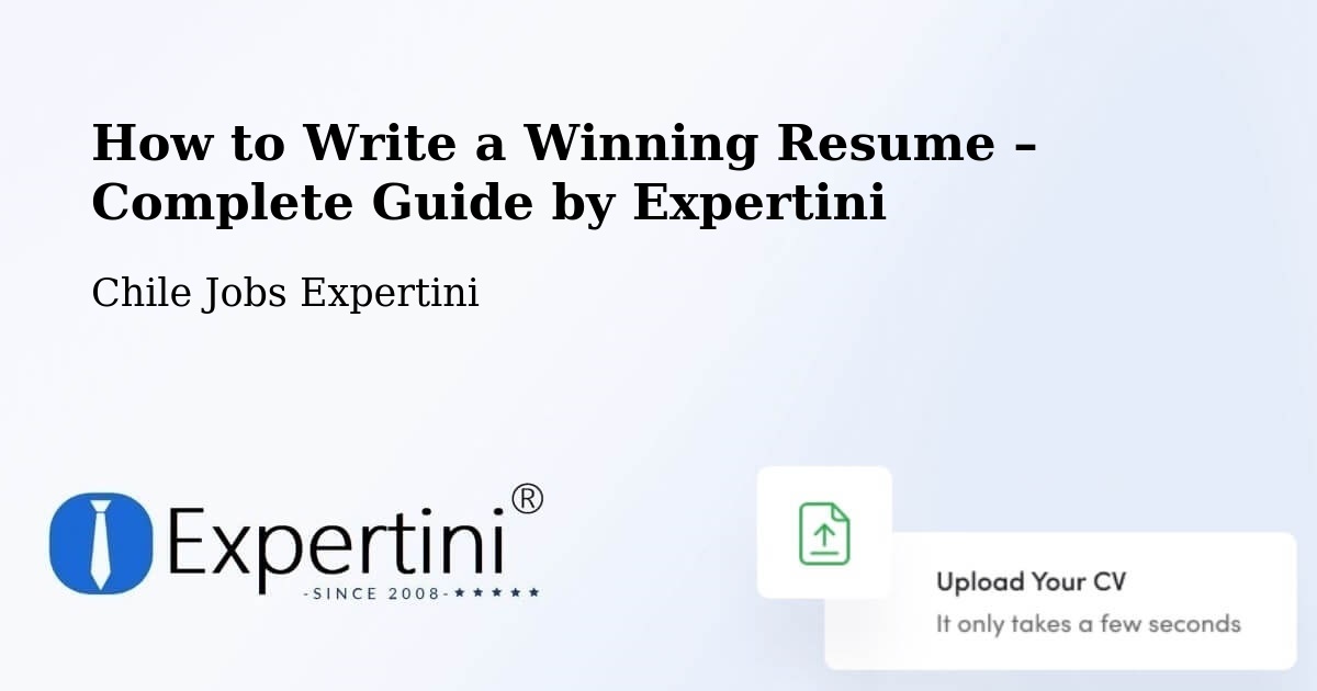 Resume Writing Guide for Job Seekers – La Florida - La Florida, Chile Jobs Expertini